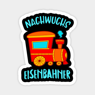 Nachwuchs Eisenbahner Lokomotive Dampflok Kinder Magnet