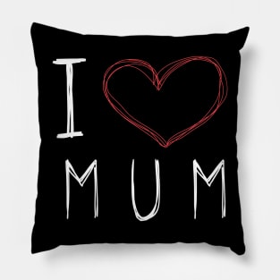 I Love Mum Pillow