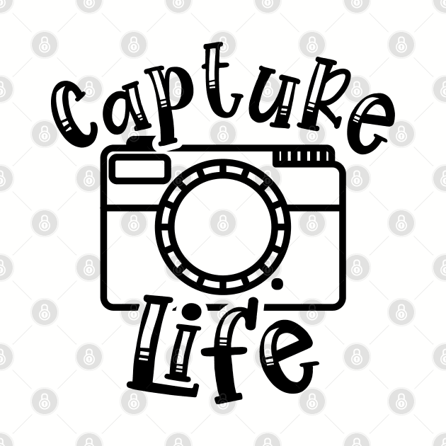 Capture Life Photographer Camera by GlimmerDesigns