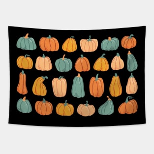 Bunch of cute pumpkins Tapestry