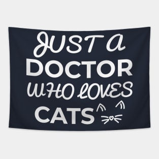 doctor cat owner Tapestry