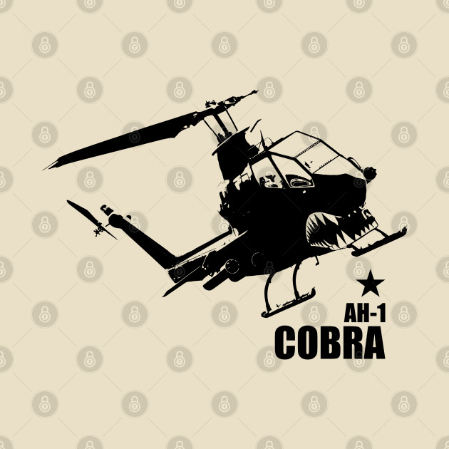 AH-1 Cobra Helicopter Gunship (Front & Back logo) by TCP