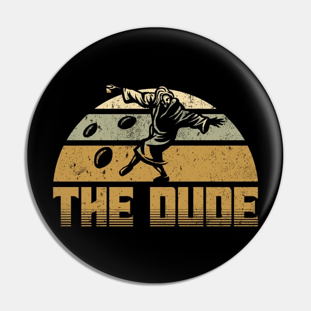 Vintage Dude Pin by kg07_shirts