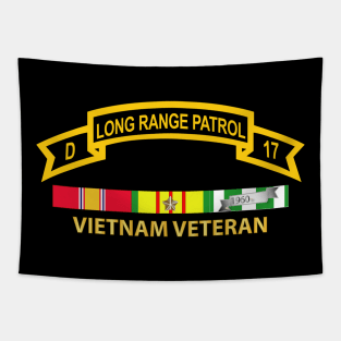 Troop D 17th Cav Long Range Patrol Vietnam Vet w VN SVC Tapestry