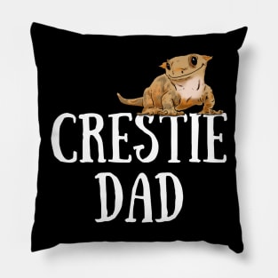 Crested Gecko Dad, Crested Gecko Guy, Gecko Lover Pillow