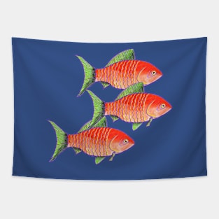 Goldfish Print - Fun and Funky Tapestry