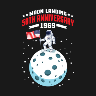 Apollo 11 50th Anniversary Moon Landing 1969 - 2019 T-Shirt