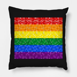 Pixelated Pride Pillow
