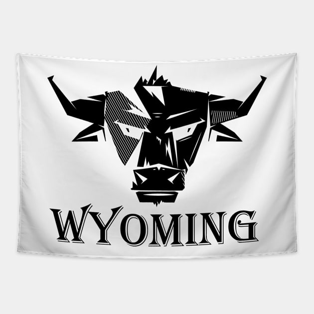 Wyoming for Men Women and Kids Tapestry by macshoptee