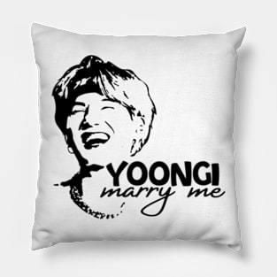 Yoongi marry me (BTS SUGA) Pillow