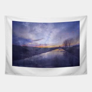 Sunset Flood Tapestry