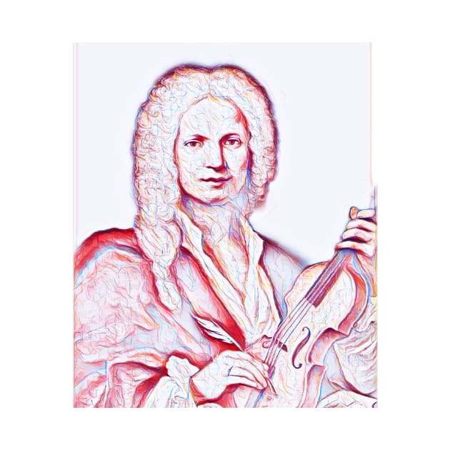 Antonio Vivaldi Portrait | Antonio Vivaldi Artwork | Line Art by JustLit