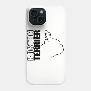 Boston Terrier profile dog lover Bostie Phone Case