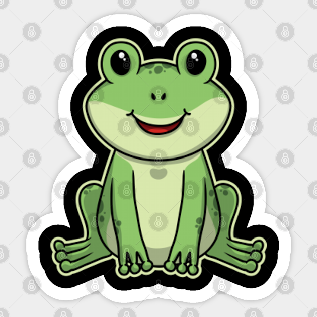 Baby Frog Cute And Cuddly Amphibian Animals - Frogs - Sticker | TeePublic Baby Frog Cute And Cuddly Amphibian Animals - Frogs - Sticker | TeePublic