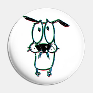 Courage the dog Pin