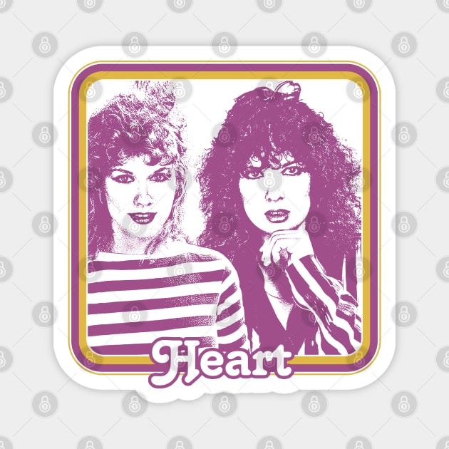 Heart / 80s Styled Original Fan Design Magnet by DankFutura