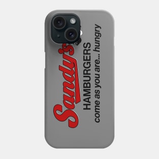 Sandy's Hamburgers Fast Food Drive In Phone Case