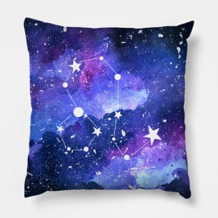 Galaxy Leo Star Sign Pillow