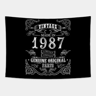 34 Year Old, Limited Edition | Vintage 1987 Birthday Gift Tapestry