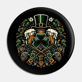 Shamrock and Beer: The Ultimate St. Patrick’s Day Design Pin