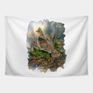 Ruffed Grouse Tapestry