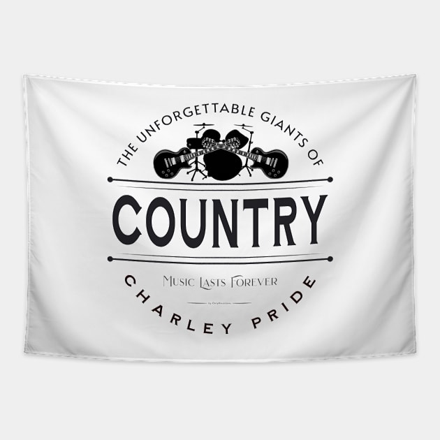 Charley Pride Country Music D15 Tapestry by Onlymusicians