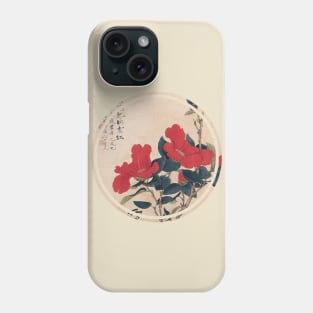 Old japanese flower painting Phone Case