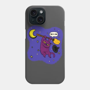 This is Fine Magic Cat Phone Case