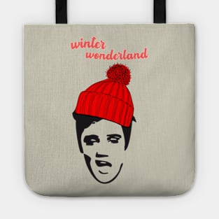 winter wonderland Elvis Tote