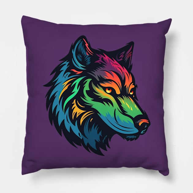 Dire Wolf Pillow by wumples