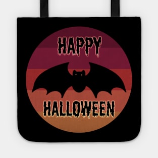 Happy Halloween Bat Tote