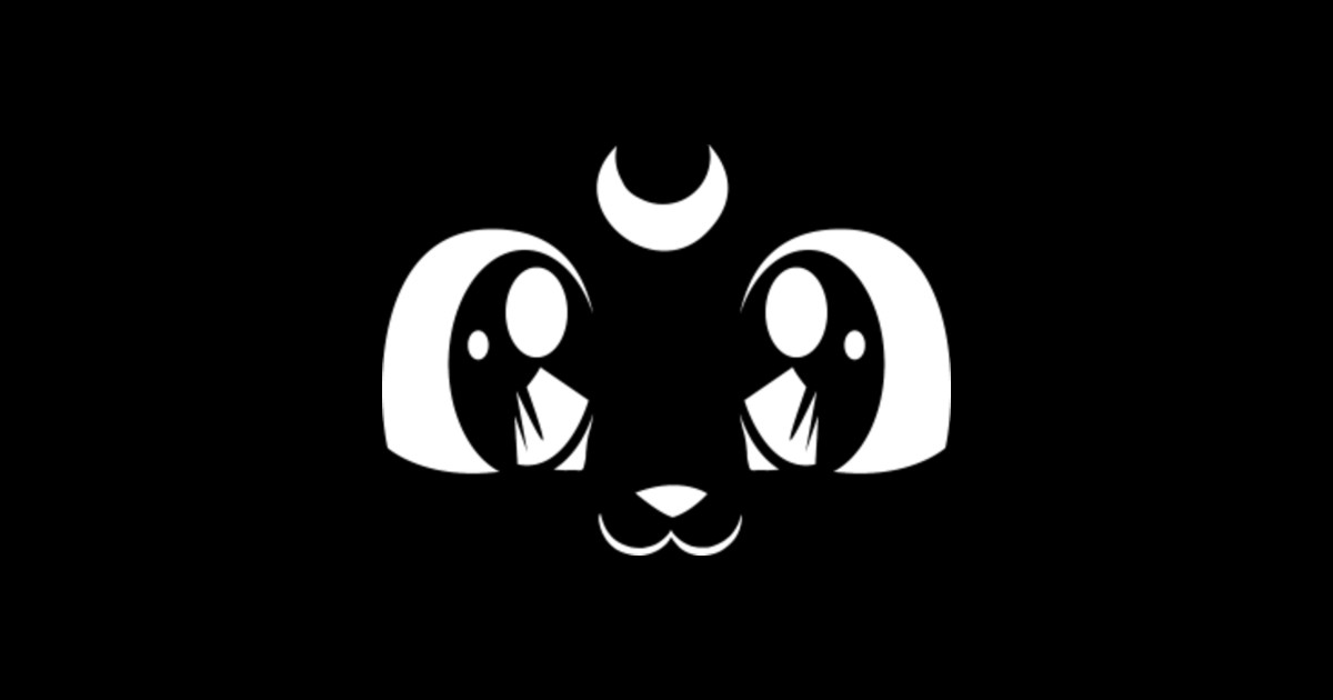 Luna Runa Moon Black Cat Witch - Sailor Moon - Sticker | TeePublic