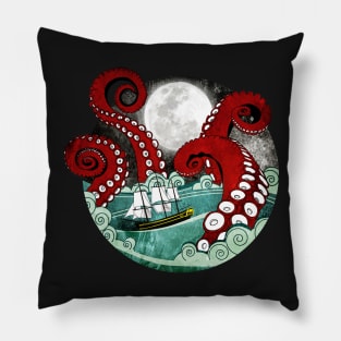 Kraken Attack Pillow