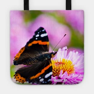 Red Admiral Butterfly Tote