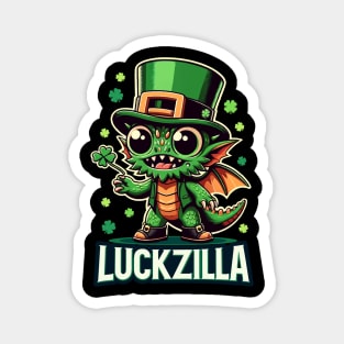 Leprechaun Dragon Delight - Luckzilla St. Paddy's Magnet