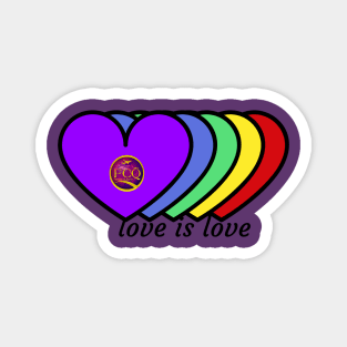 Pride love is love Magnet