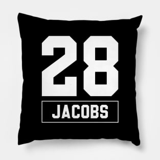 Josh Jacobs Raiders Pillow