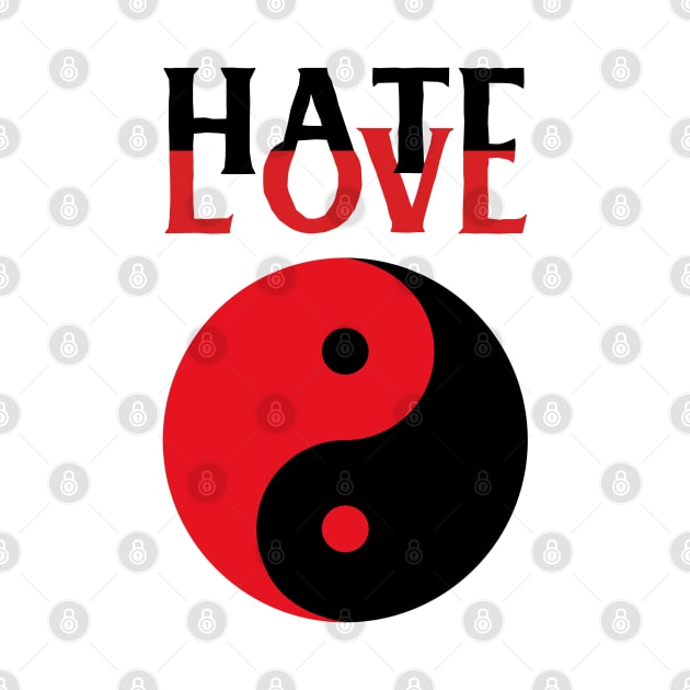 Yin Yang Love Hate by Creative Style
