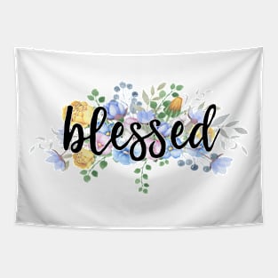 Blessed - Christian Design Tapestry