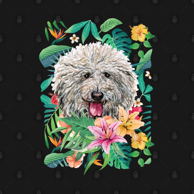 Tropical Puli Dog by LulululuPainting