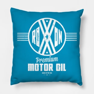 Roxxon Premium Motor Oil (aged look) Pillow