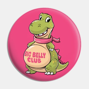 Preggosaurus Rex Pregnancy Mom Dinosaur Gift Pin