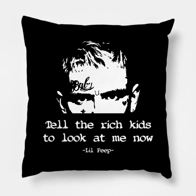 Lil Peep Pillow by Aldyz