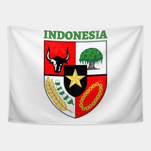 Indonesian Coat of Arms Tapestry