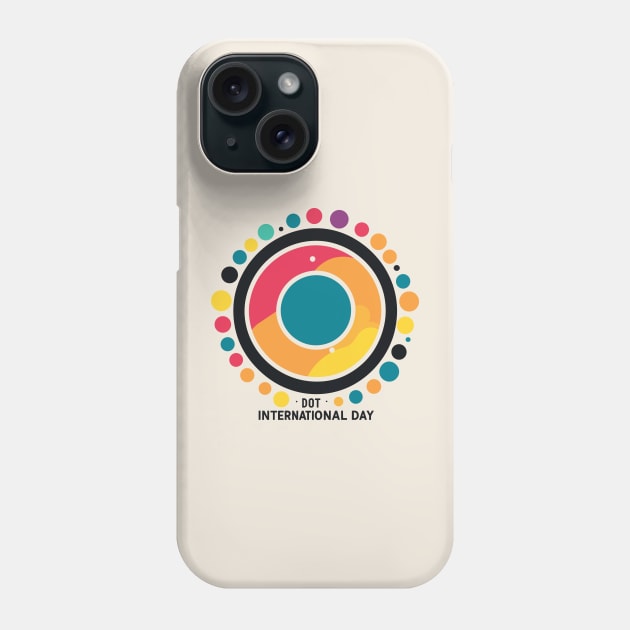 International Dot Day Retro Design Phone Case by craftydesigns