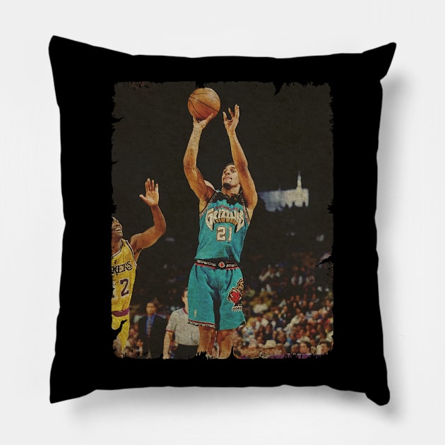 Grizz Guard, Lawrence Moten Pillow by MJ23STORE