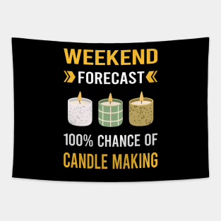 Weekend Forecast Candle Making Candles Tapestry