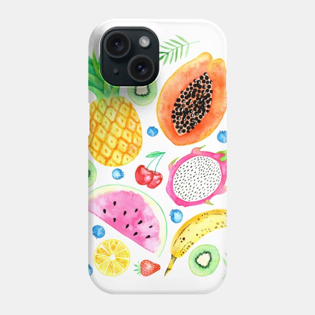 Fruit Salad Phone Case by Katie Thomas Creative