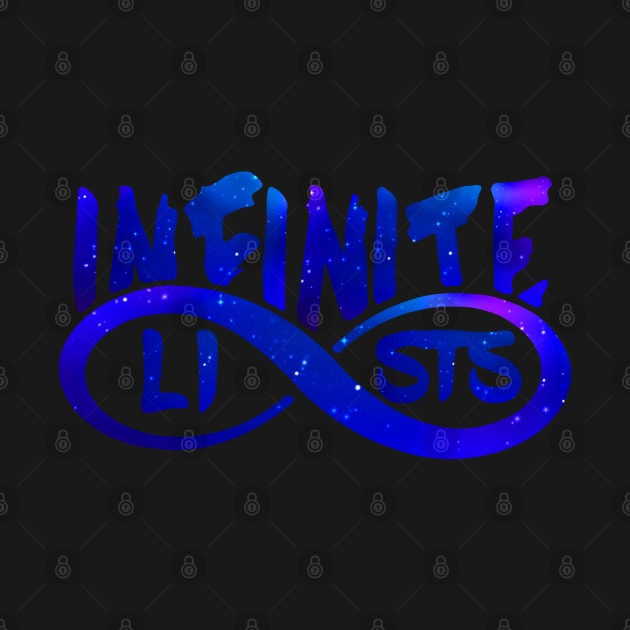 infinite lists Merch by NewMerch