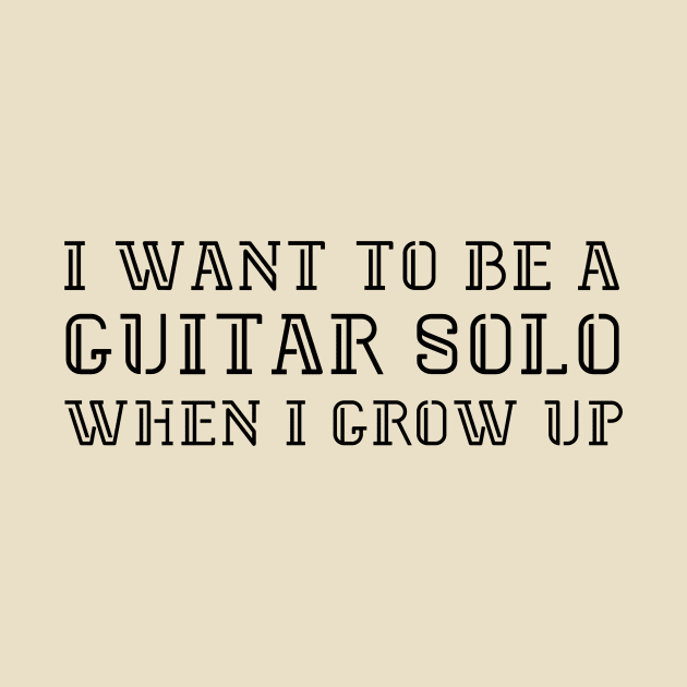 I want to be a guitar solo (version 1) by B Sharp